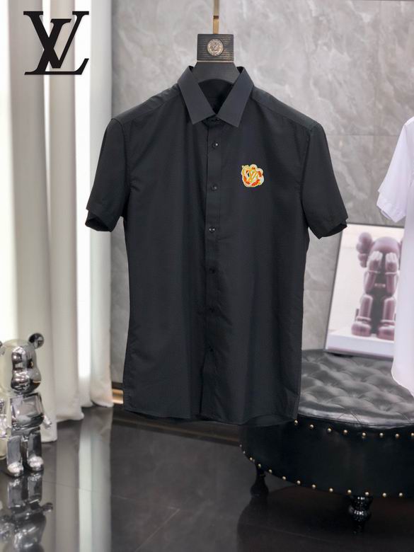 Louis Vuitton Short Sleeve Shirt Mens ID:20240614-155